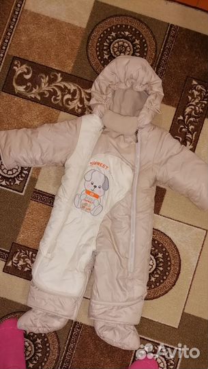 Продам комбинезон трансформер с рождения до 80см