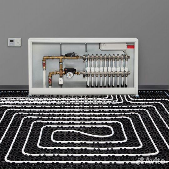 Монтаж водяного теплого пола. Без посредников