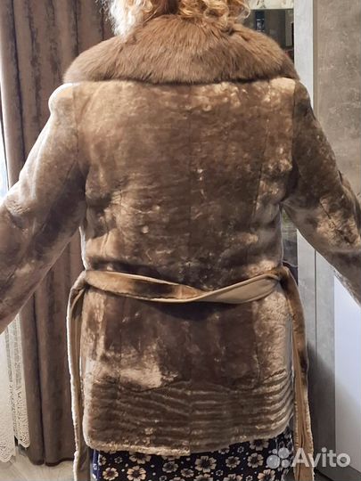 Полушубок мутоновый женский