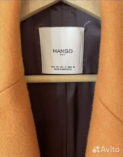 Пальто Mango Premium шерсть 100%