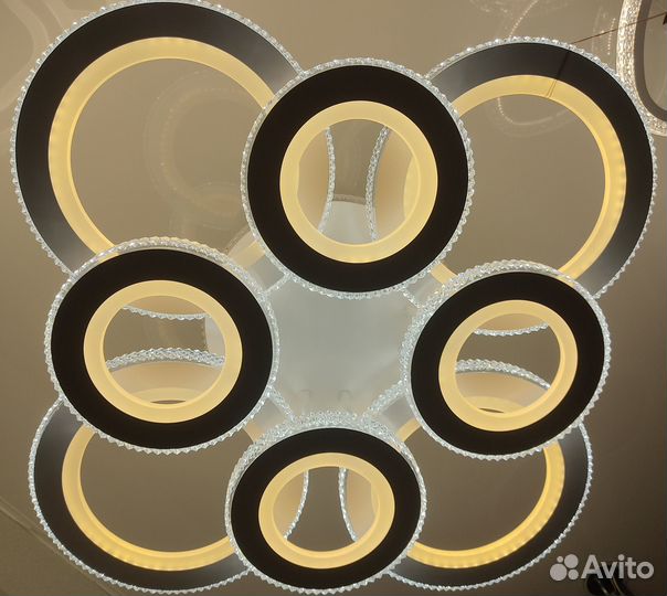 Светодиодная люстра 394W с пду 2 года гарантия