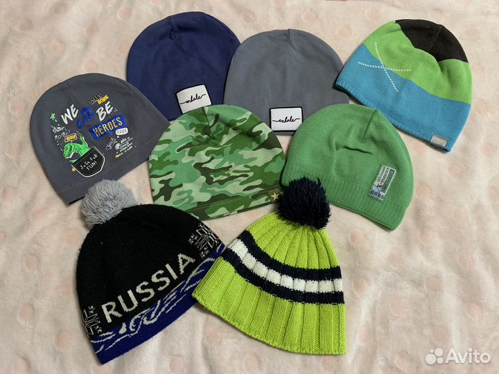 Шапки лето/весна/зима 48-50 р