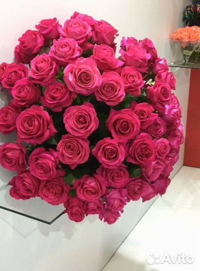 101 роза с доставкой, букет роз с доставкой