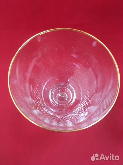 Бокалы Мозер старинные (пара) Moser Чехия позолота