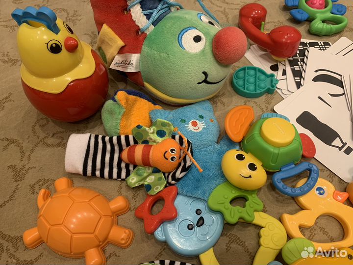 Детские развивающие игрушки пакетом