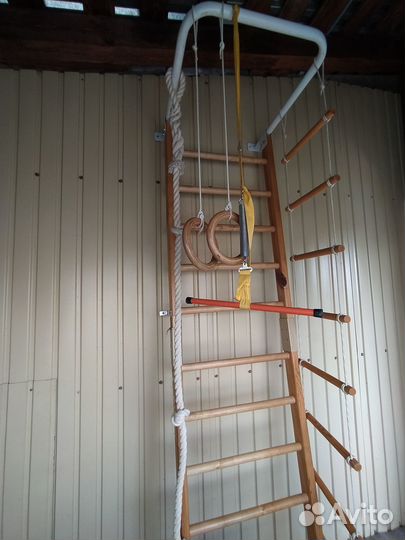 Детский спортивный комплекс деревянный