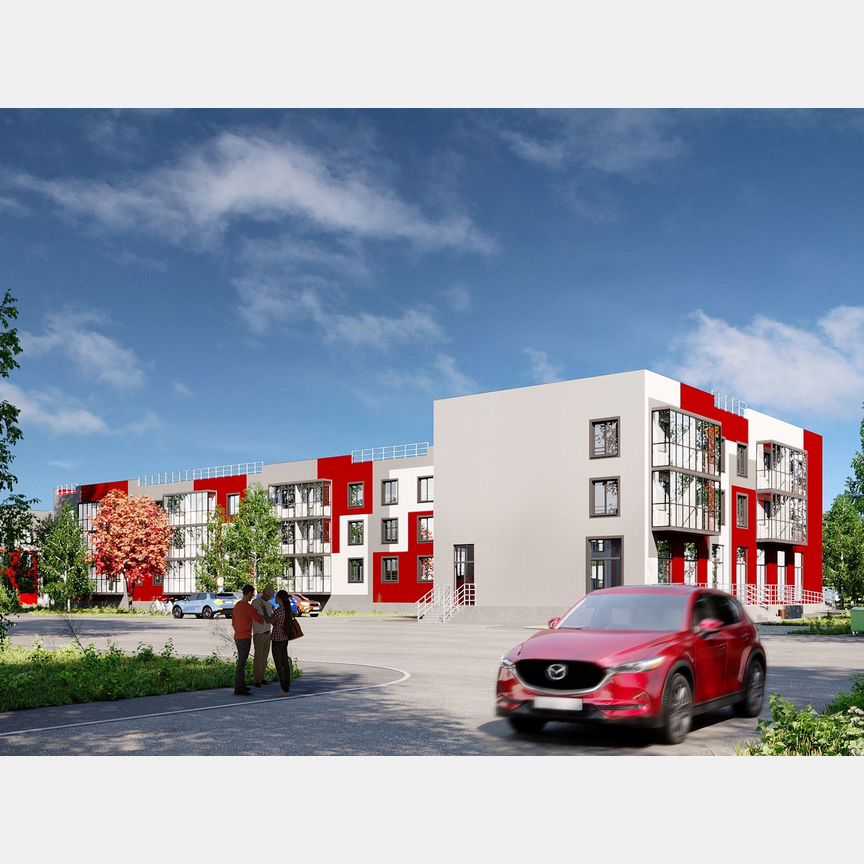 1-к. квартира, 41,2 м², 3/3 эт.