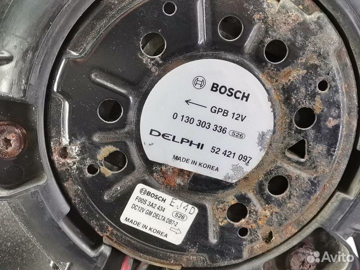 Вентилятор радиатора Chevrolet Cruze