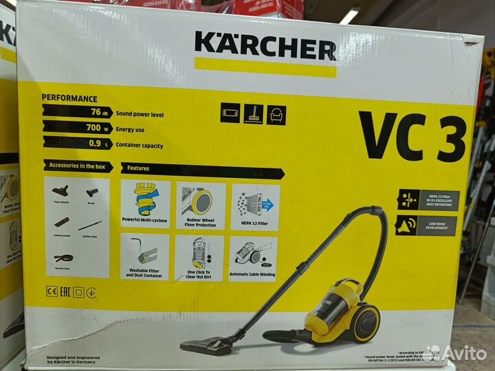 Пылесос Karcher VC 3