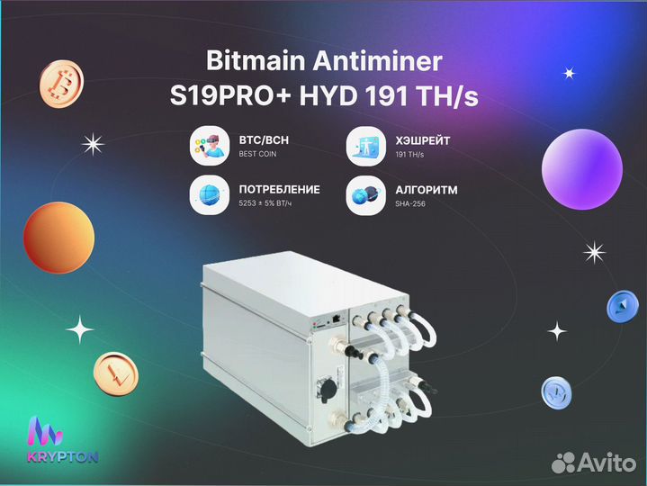 Майнинг оборудование Asic bitmain antminer S19K PR