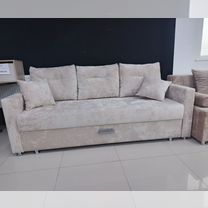 Диван прямой еврокнижка раскладной