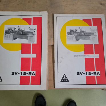 Токарный станок TOS SV 18RA рмц, 1250