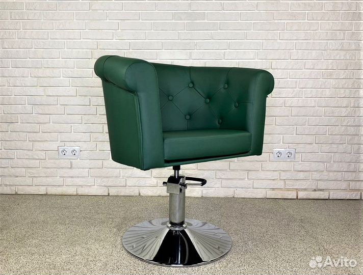 Парикмахерское кресло Sonata green DL-2758