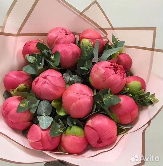 Пионы Розы Доставка