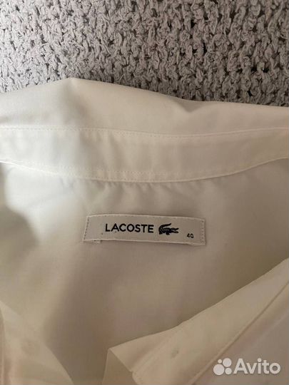 Рубашка Lacoste женская белая