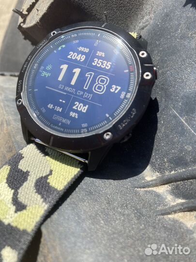 Часы garmin fenix 6x pro sapphire