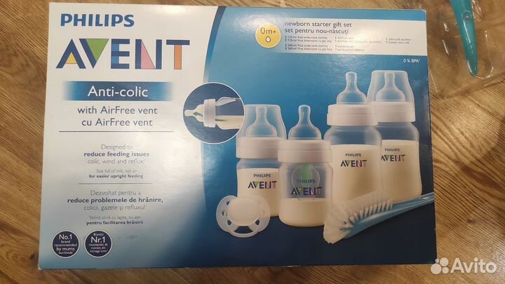 Бутылочки philips avent, антиколиковая