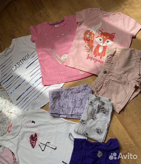 Детские вещи пакетом для девочки 110-116 рр