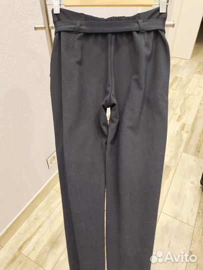 Брюки широкие школьные 146-152