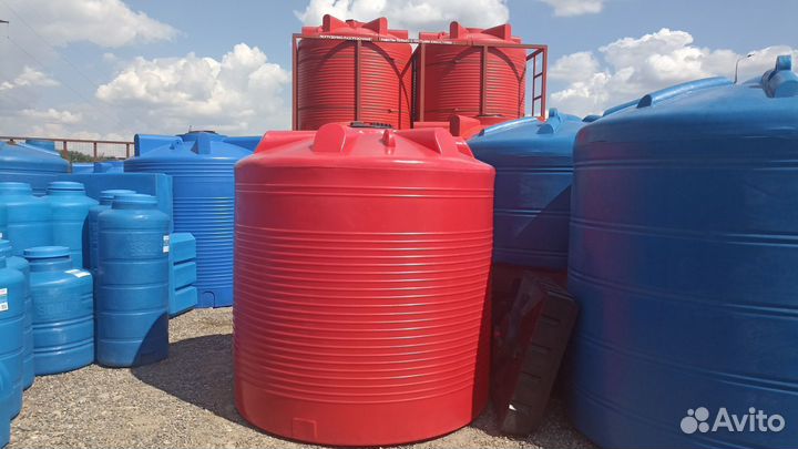 Емкость платиковая 5000л для воды,удобрений,топлив