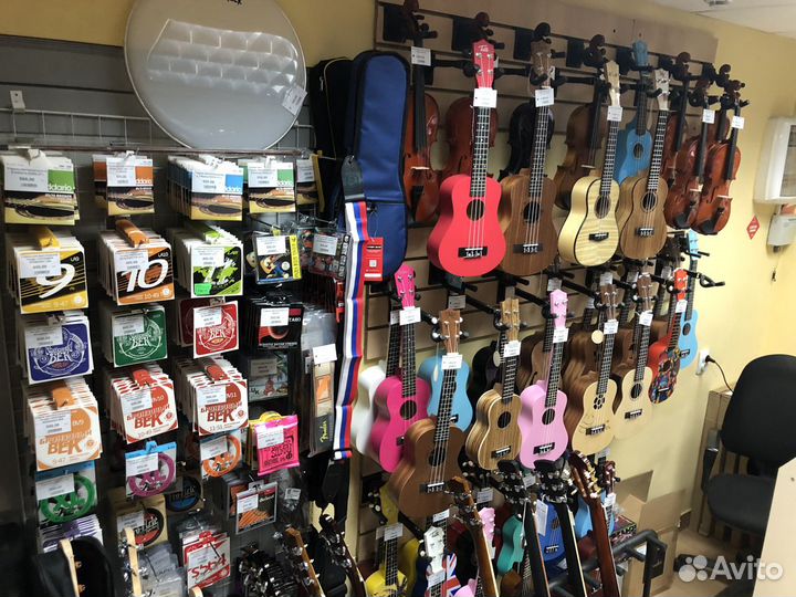 Гитары Укулеле. Муз.магазин блэк-нота