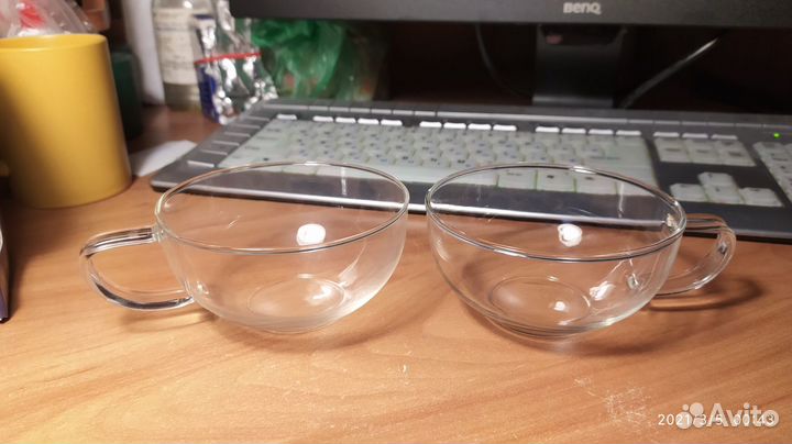 Чашки из жаростойкого стекла