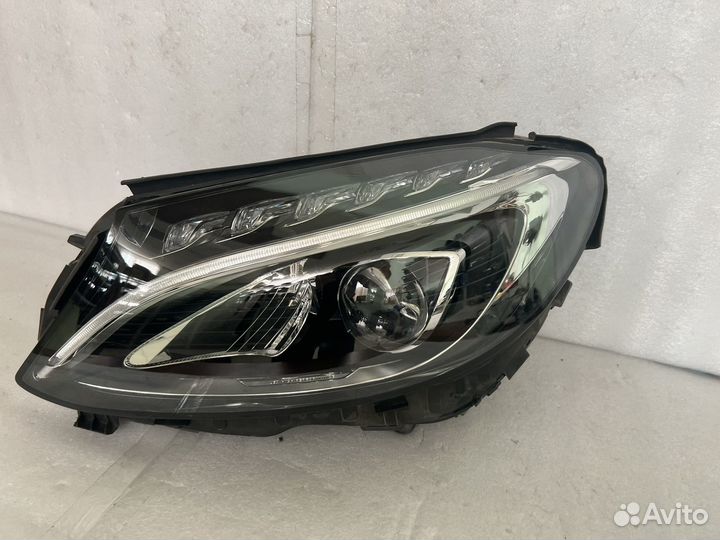 Левая фара LED mercedes 205