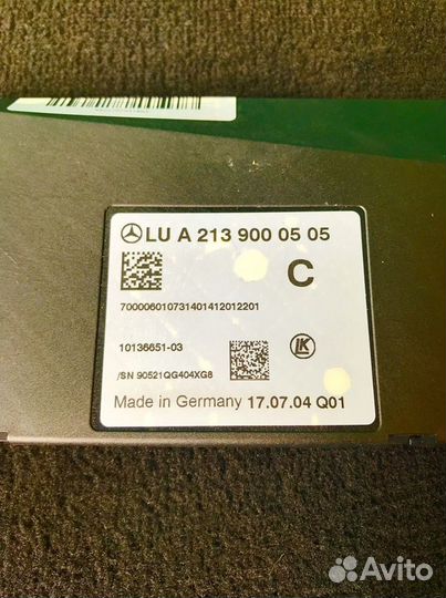 Блок замка зажигания Mercedes W213 E213 X238