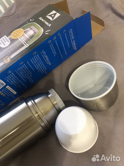 Термос из нержавеющей стали Арктика 1 л