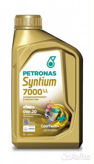 Масло моторное petronas Syntium 7000 LL 0W-20