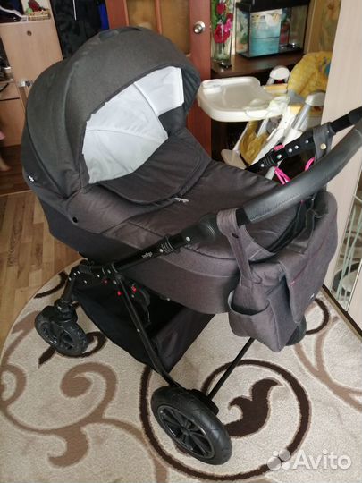 Коляска 2 в 1 индиго шарлота