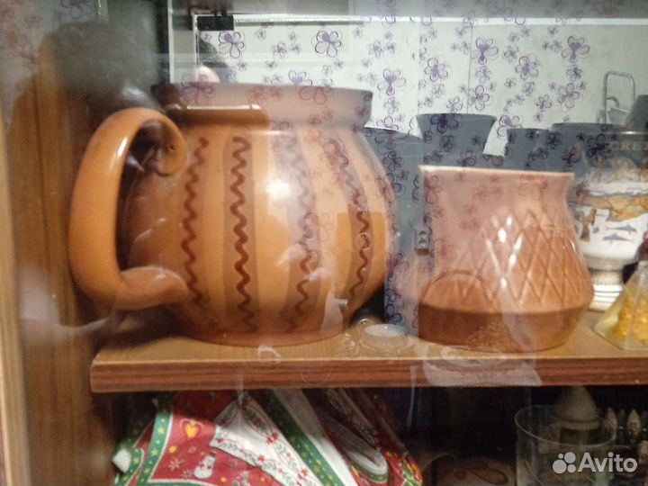 Набор глиняной посуды СССР