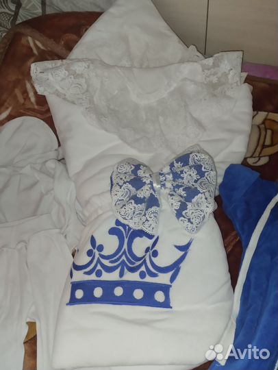 Конверт на выписку весна осень для мальчика