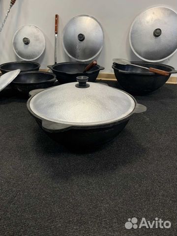 Казан чугунный 12л