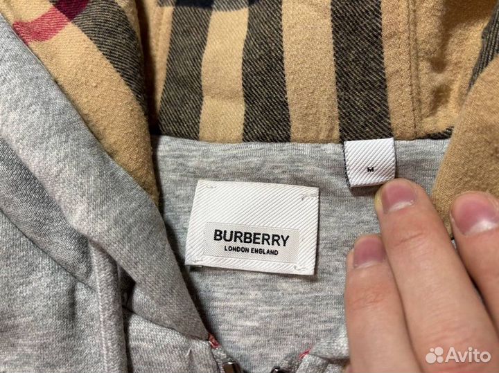 Зип худи burberry оригинал