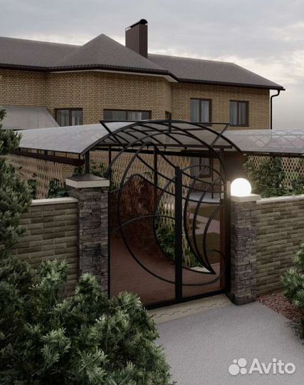 3D визуализация экстерьер, ландшафт