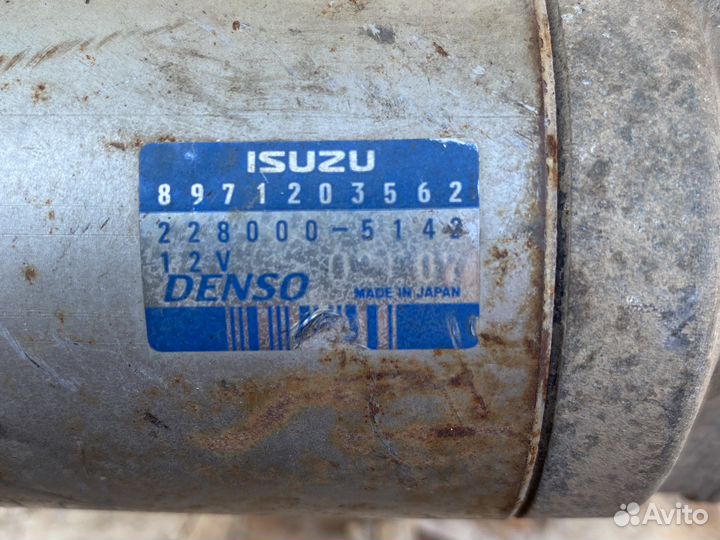 Стартер Isuzu elf 4JG2
