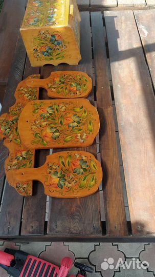 Кухонный настенный деревянный набор