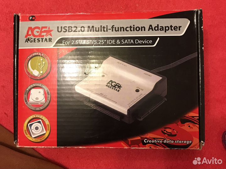 Универсальный переходник agestar fubcp USB 2.0