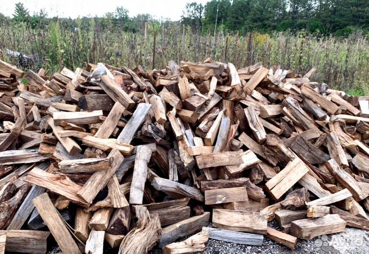 Крупнонаколотые дрова