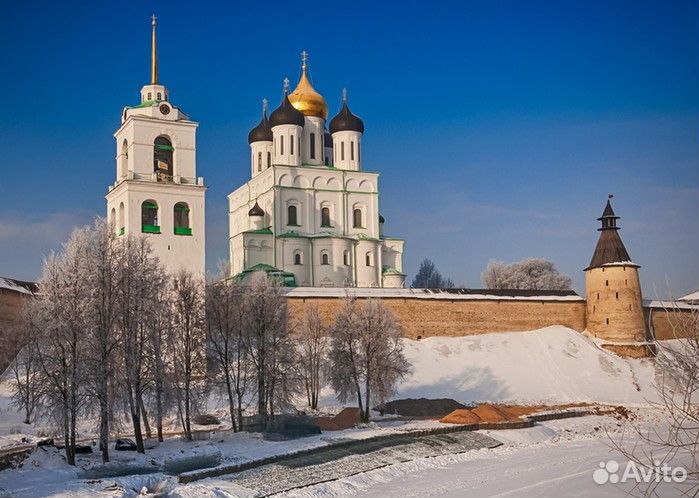 Псков Топ-Экскурсия Псков, Изборск иОстров: три го