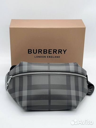 Мужская сумка Burberry поясная сумка