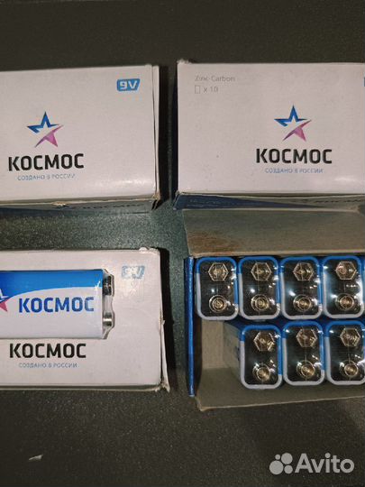 Аккумулятор крона 9v