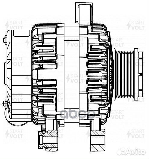 Генератор Great Wall Hover H6 (11) 1.5T 105A L