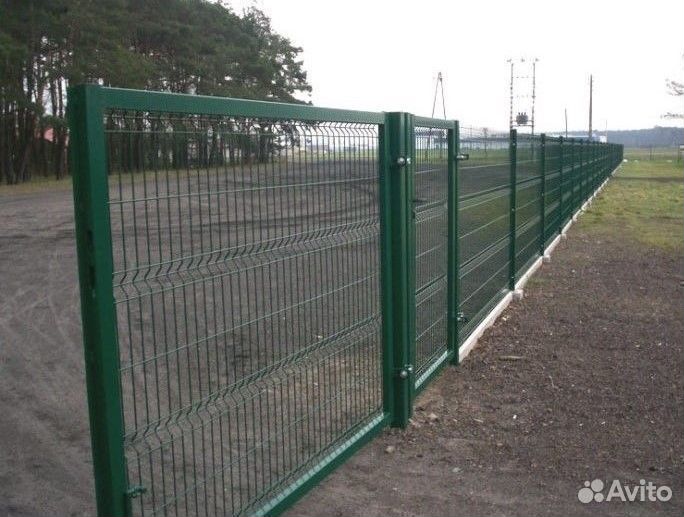 Забор из 3D сетки под ключ