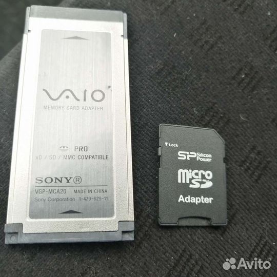 Адаптер карт памяти на Sony Vaio. Оригинал