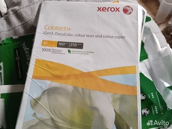 Бумага xerox colotech+ А4 160 г/м2 250