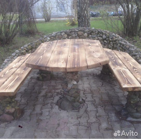 Лавки столы из дерева