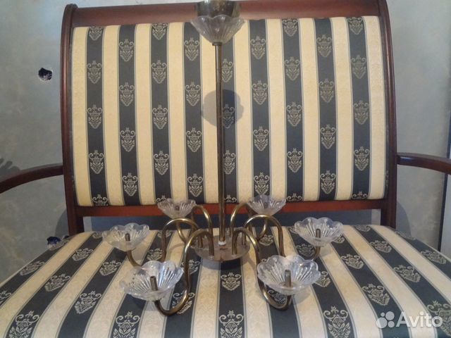 Старинная люстра СССР для творчества