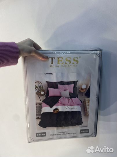 Постельное белье 1.5 сатин новое